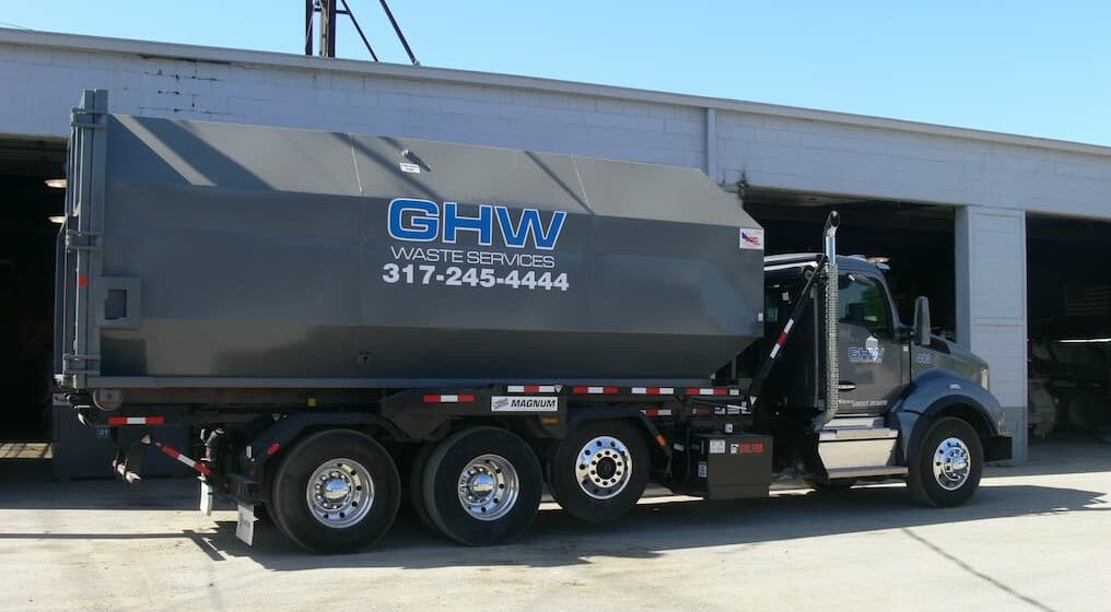 GHW Compactor on truck