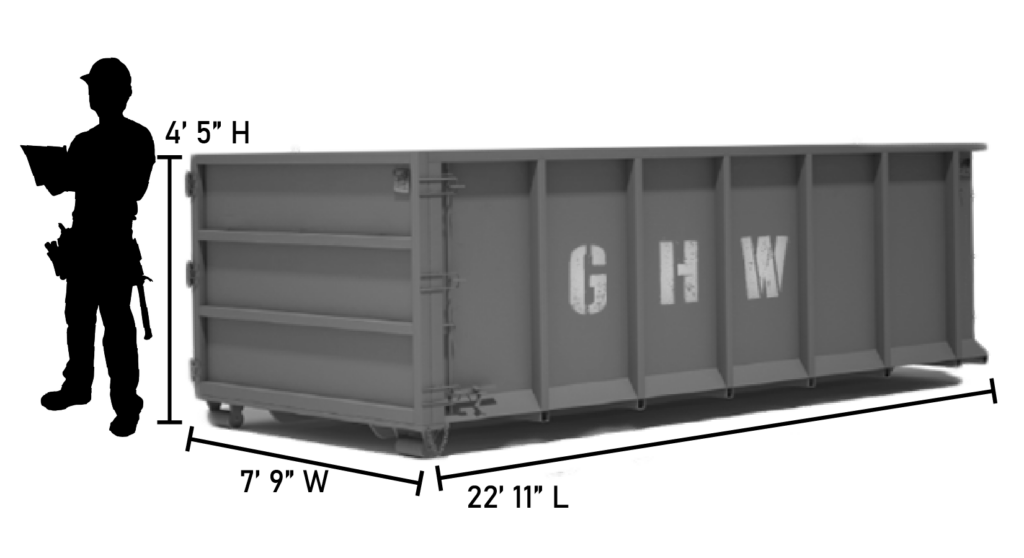 20yd Roll-off container
