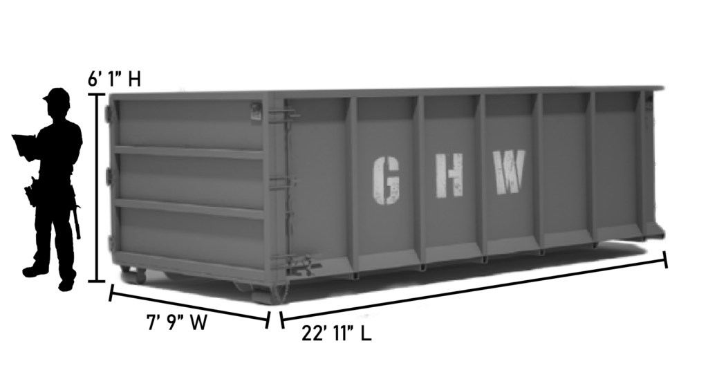 30yd Roll-off container