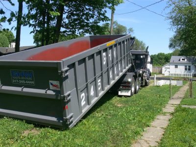 Roll-off GHW Container Unloading